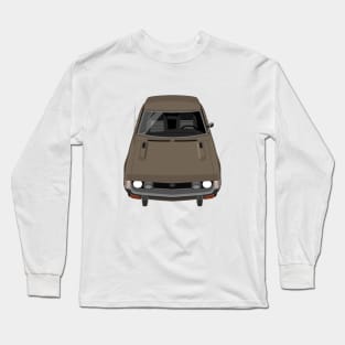 Celica GT 1st gen A20 A30 - Brown Long Sleeve T-Shirt